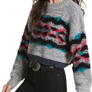 Free people I Heart You wool sweater Grey